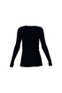 Lattice Long Sleeves V-Neck Top